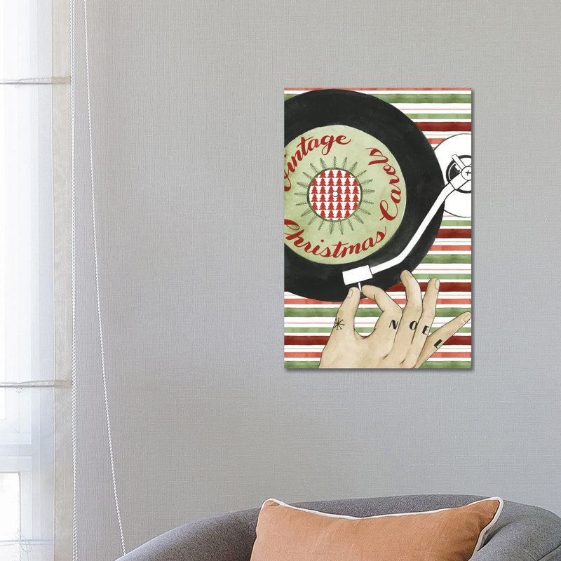 Hipster Santa Collection B by Grace Popp - Wrapped Canvas Print, 101.6 cm H x 66.04 cm W x 1.91 cm D