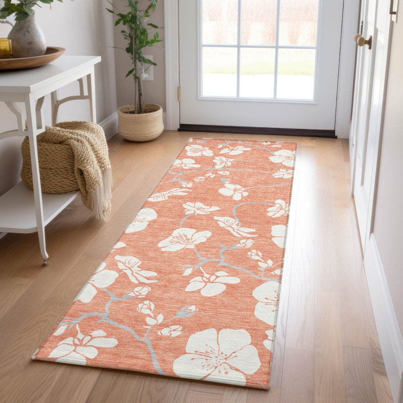  Machine Washable Indoor/Outdoor Chayden ACN1032 Rug, Runner 2'3" x 7'6"