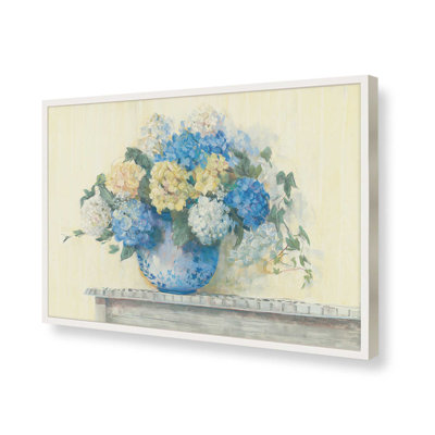 Blue Hydrangea By Carol Rowan Art Print