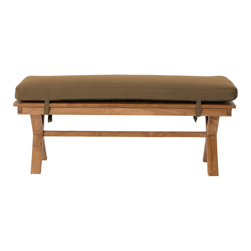 Burra Outdoor Teak Bench, Cocoa