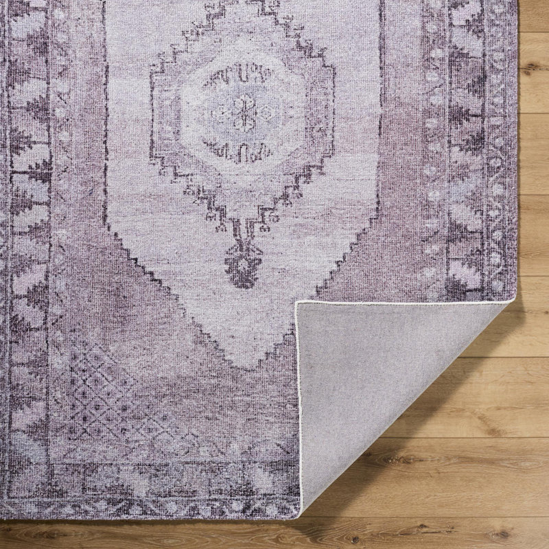 Tapis traditionnel touffeté à la main Arfon, Rectangulaire 8 pi x 10 pi