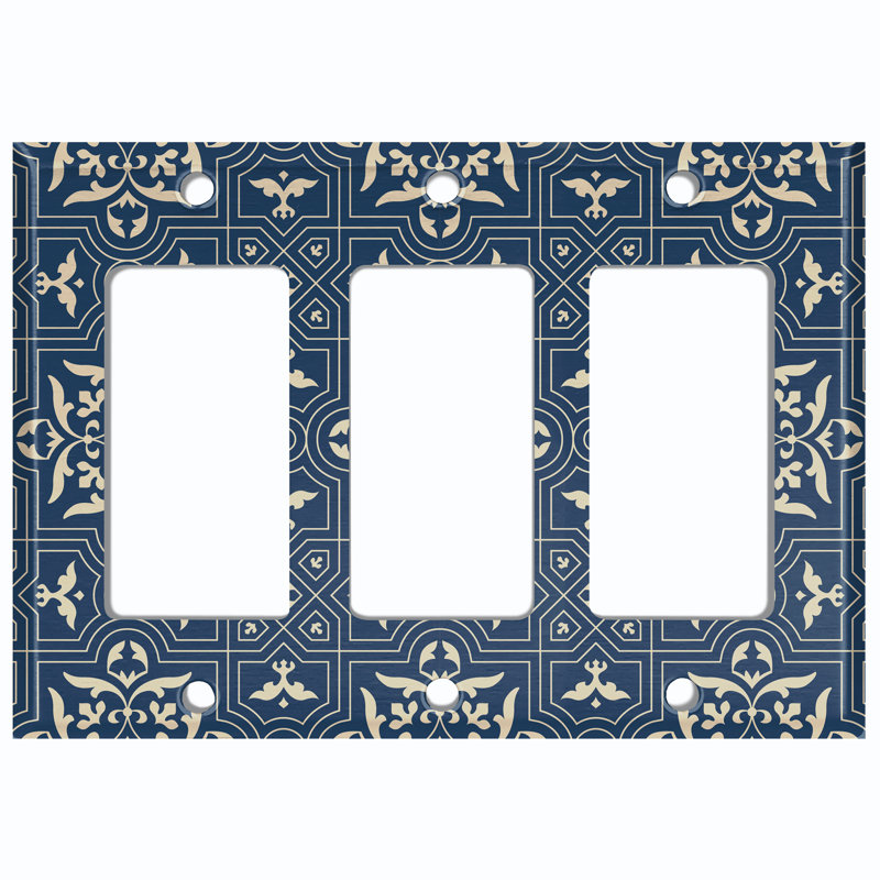 Plaque murale à bascule 3 bandes Vintage Elegant Tile