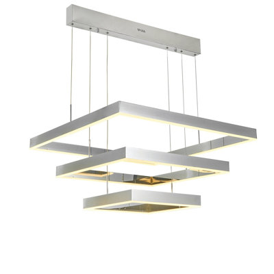 Thumprints Chrome Austin Foyer Chandelier