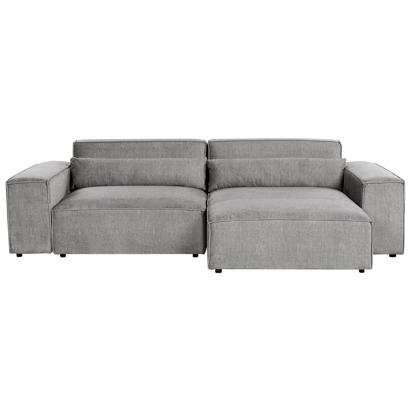 Boleslovas Sofa & Chaise, Right Hand Facing, Grey