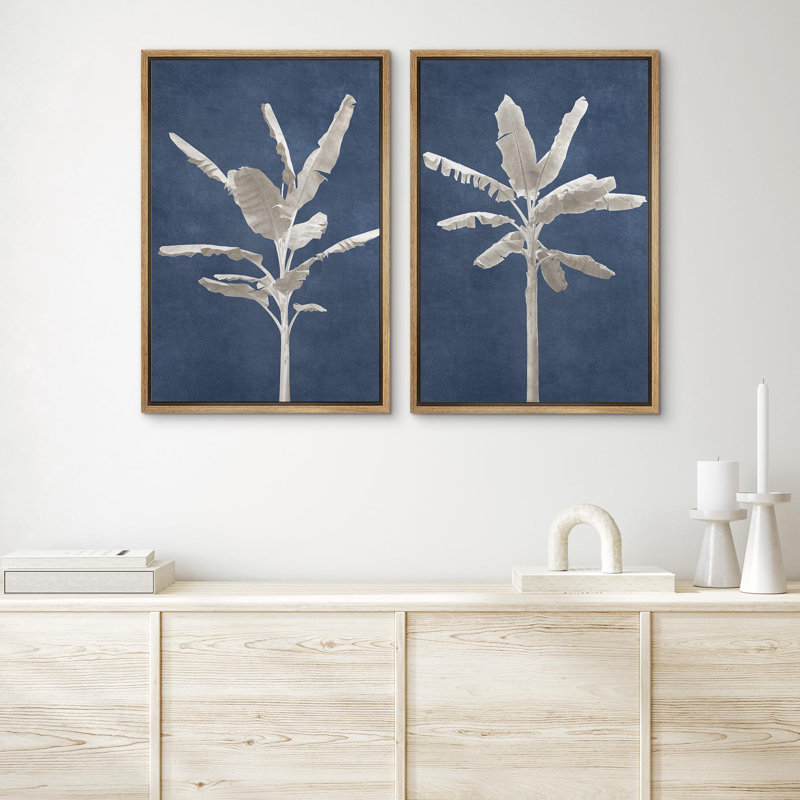 Multicolore 2 feuilles blanches, H 36 po x l 24 po, Naturel