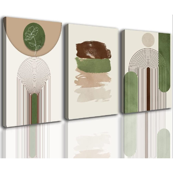 George Oliver On Canvas 3 Pieces Graphic Art | Wayfair
