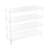 4 Tier Modern Minimalist Freestanding Rectangle Acrylic Shoe Storage Rack-849802061