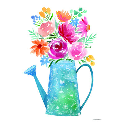 Arrosoir de jardin - reproduction sur toile tendue