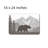 Black Bear Snow Mountain Forest Bath Mat For Bathroom, 16 X 24