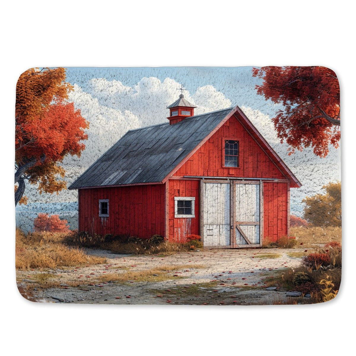 Union Rustic Rural barn Bath Mat Architecture Bathroom Decor Country ...