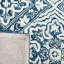 Tapis bleu marine / bleu clair en laine Rubalcava-89960170