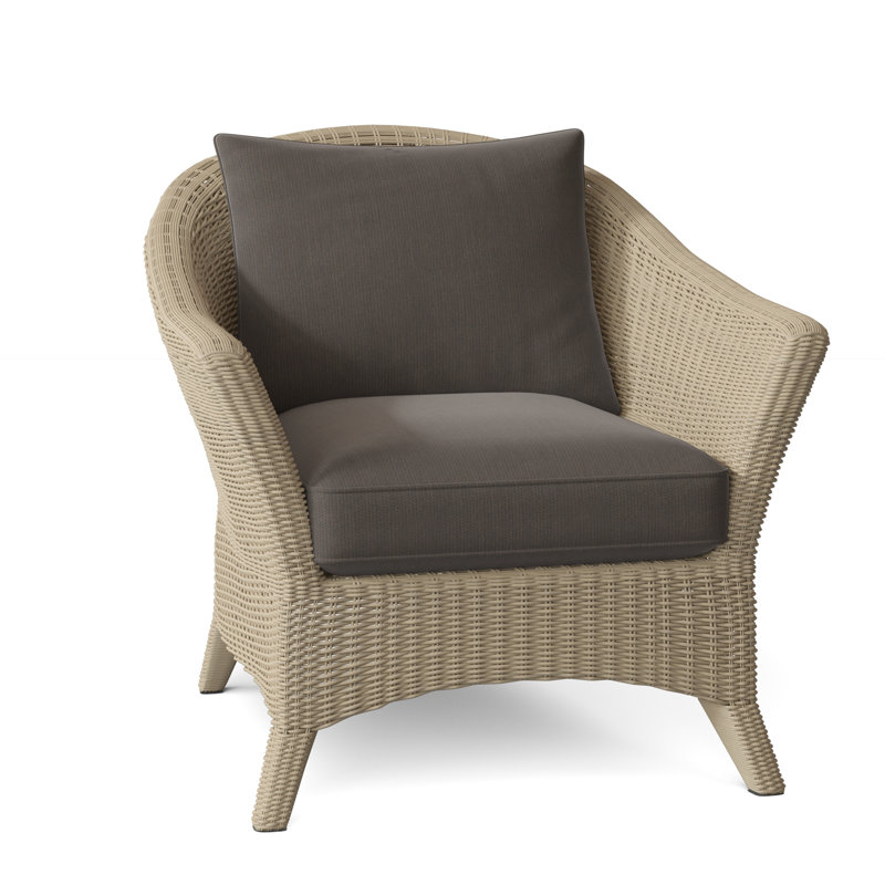 Cape Cod Outdoor Lounge Chair, Canvas Rain, Cape Cod White