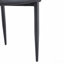 Blanc ergonomique, dossier incurvé, chaise de salle à manger minimaliste et confortable. Dossier ergonomique noir. Conception confortable. Paquet de 4. Disponible en noir-2028476330