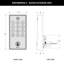 Emtek EMPowered à 2 touches tactiles, avec Bluetooth-Wi-Fi et pêne dormant,-110962053