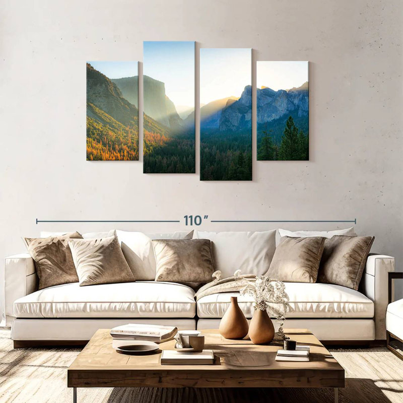Alvord Sunlit Yosemite National Park, 48'' H x 75'' W