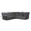Canapé modulaire de coin symétrique inclinable de 110,24 po de largeur Brevard-1064217635