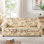 Housse pour canapé pour canapé à 3 coussins, housse pour canapé à haute extensibilité, housse pour canapé 4 pièces avec trois housses de coussin séparées