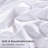 Medium Warmth All Season Breathable Duvet Insert/ Comforter with 100% Cotton Cover, Twin-91602117