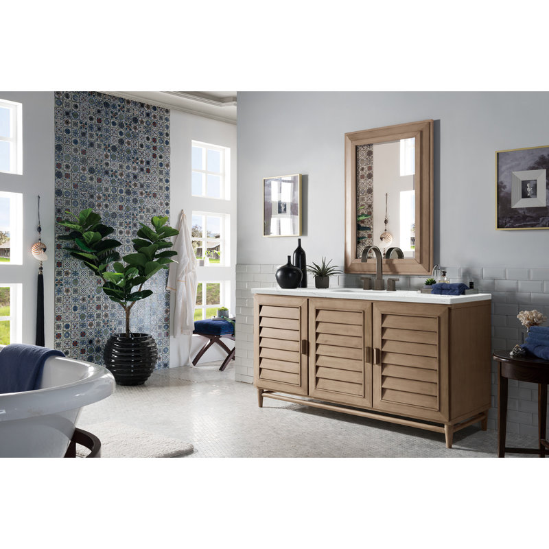 Meuble-lavabo simple l 60 po Broeder, Noctis éthéré, 8 po