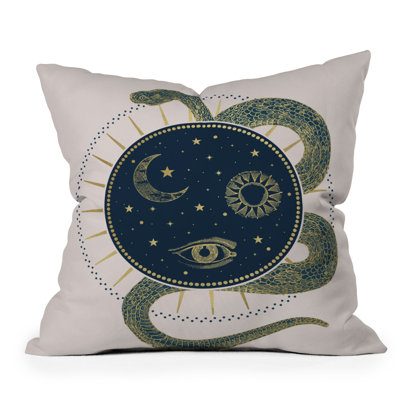  Polyester Indoor/Outdoor Throw Pillow