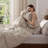 Bedsure 100% Washed Cotton Duvet Cover - Linen Color Minimalist Cotton Duvet Cover Linen Like Textured - Gentlesoft Plain Simple Bedding-123120809-125469690