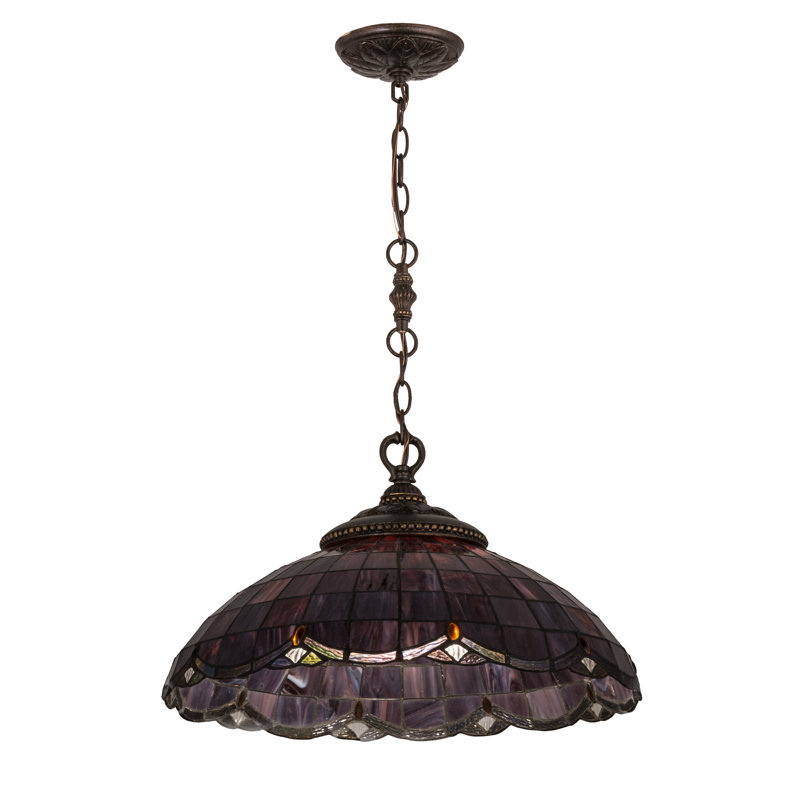 1 - Light Pendant, Honey Wheat