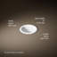 Compass® Ceramic Circular Dual Mount Bathroom Sink-1953348