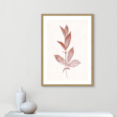 Wilfred Red Leaf II by Tara Studios - Painting Print