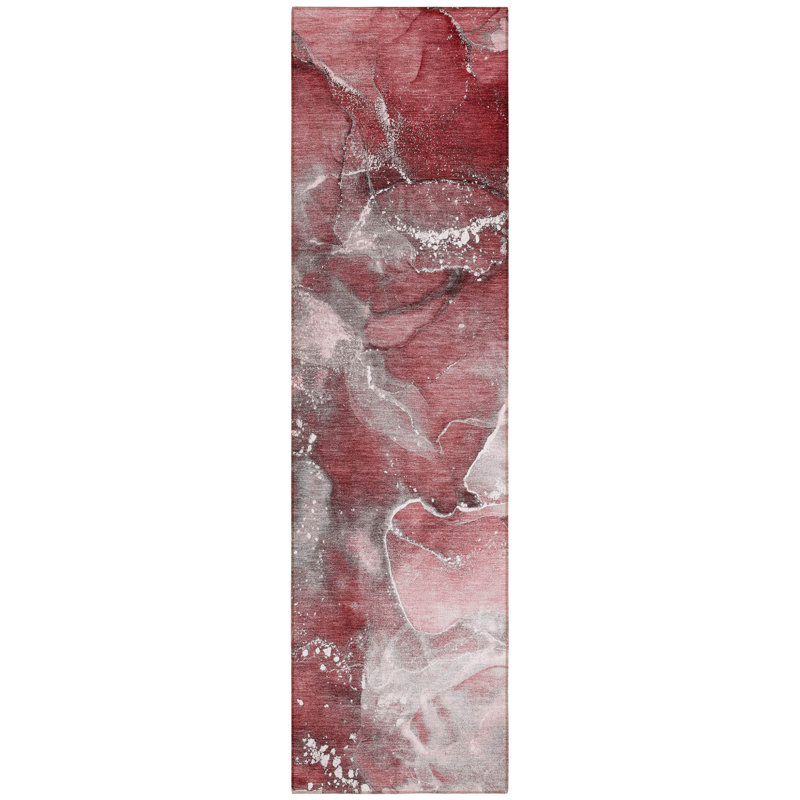 Tapis de couloir d'extérieur 8 pi Merlot