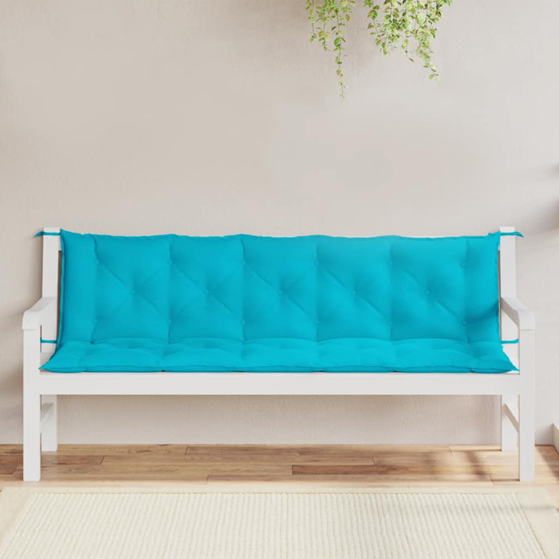 vidaXL Indoor/Outdoor Bench Cushions , Non-slip, Water-Repellent, 59.1", Beige