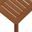 Square Solid Wood Outdoor Side Table - 89.9 cm W 89.9 cm D