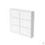 Armoire de rangement pour chaussures, range-chaussures à 6 niveaux avec panneaux sculptés
