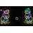 Animated Snowman Sweeping Snowball Christmas Lighted Display