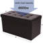 Delmont Vegan Leather Storage Ottoman