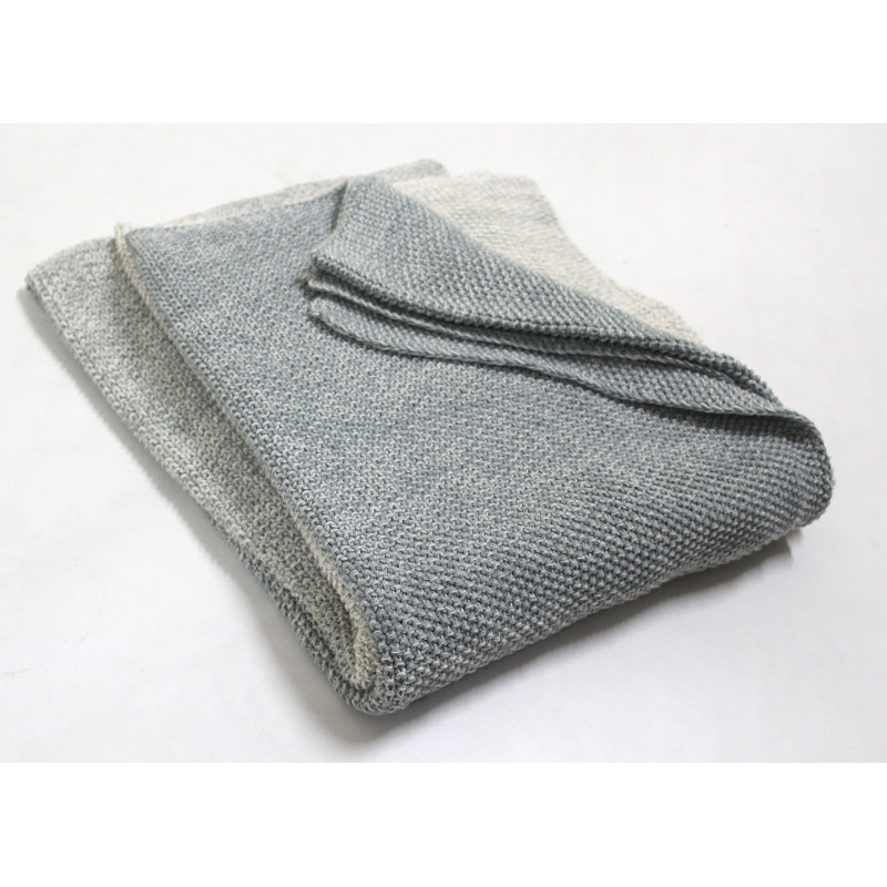 Jeté en coton doux , Sauge