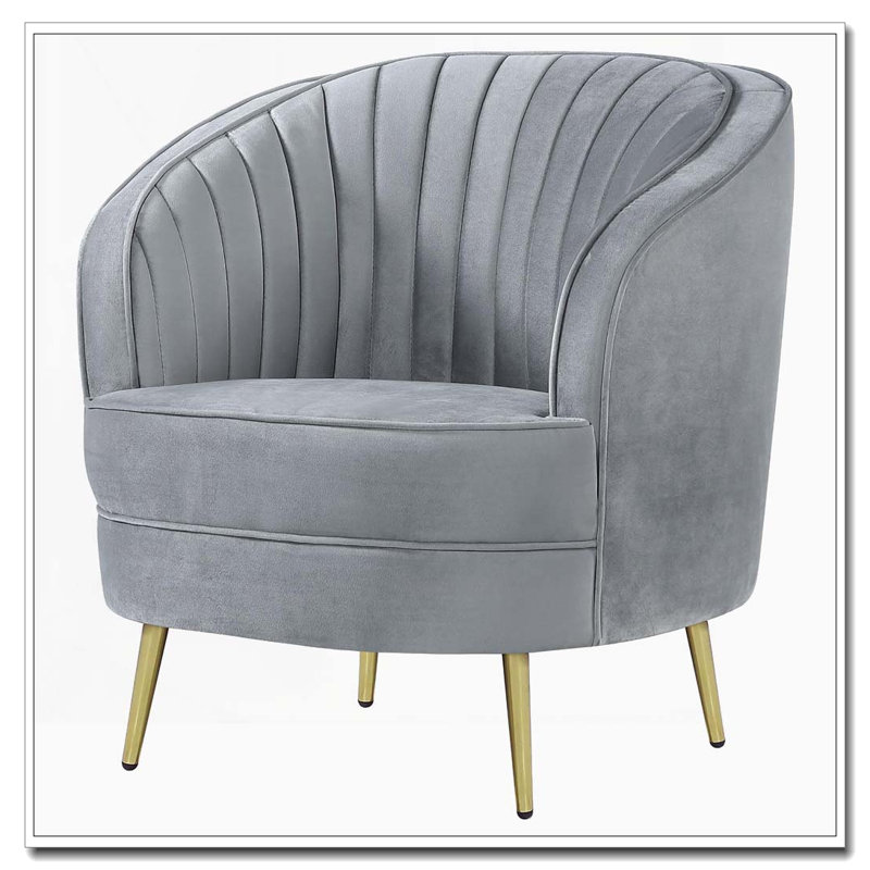 Chaise en velours Channel