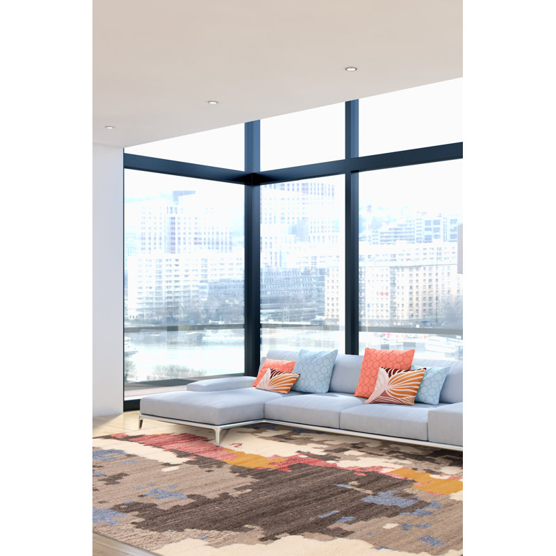 Tapis crème unique 8 pi 0 po x 10 pi 2 po Tangier