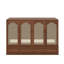 Queen Size Murphy Bed With Power Station And Rattan Decoration Panel-1426908755