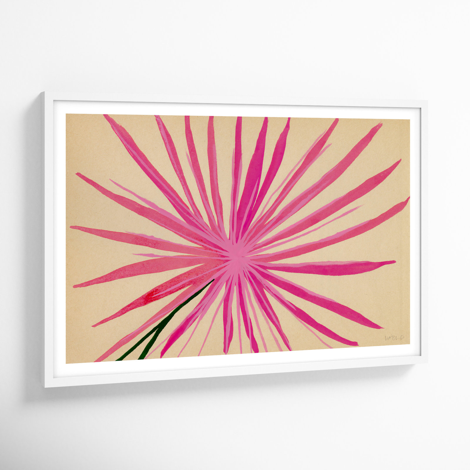 Native Print by Susan Hable, White