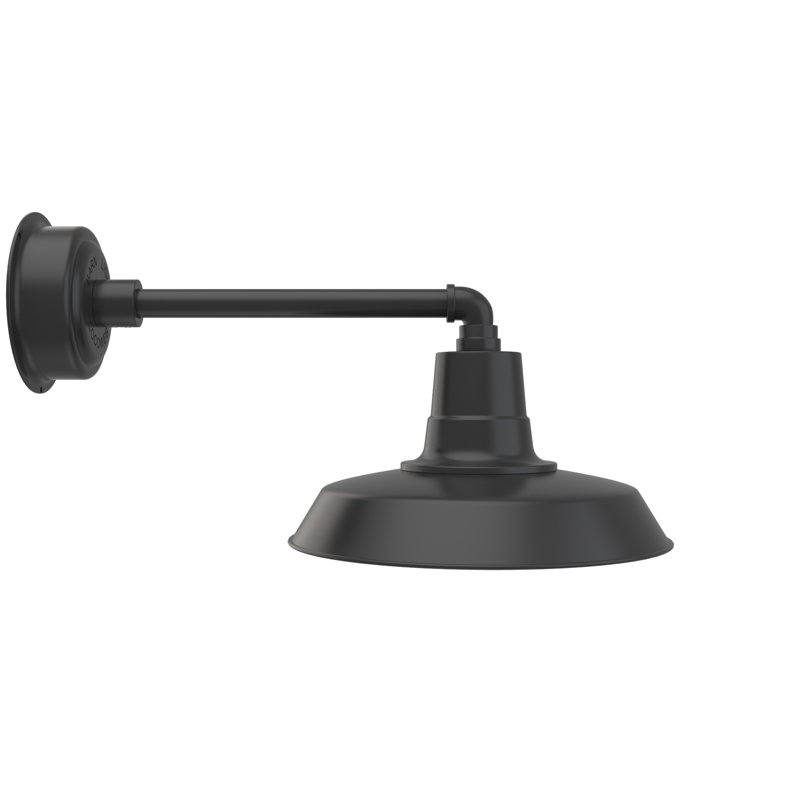 Haleigh LED Wall Light, 10.03" H x 14" W x 23.5" D, Matte Black