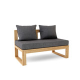 Circular Modular Outdoor Teak Bench