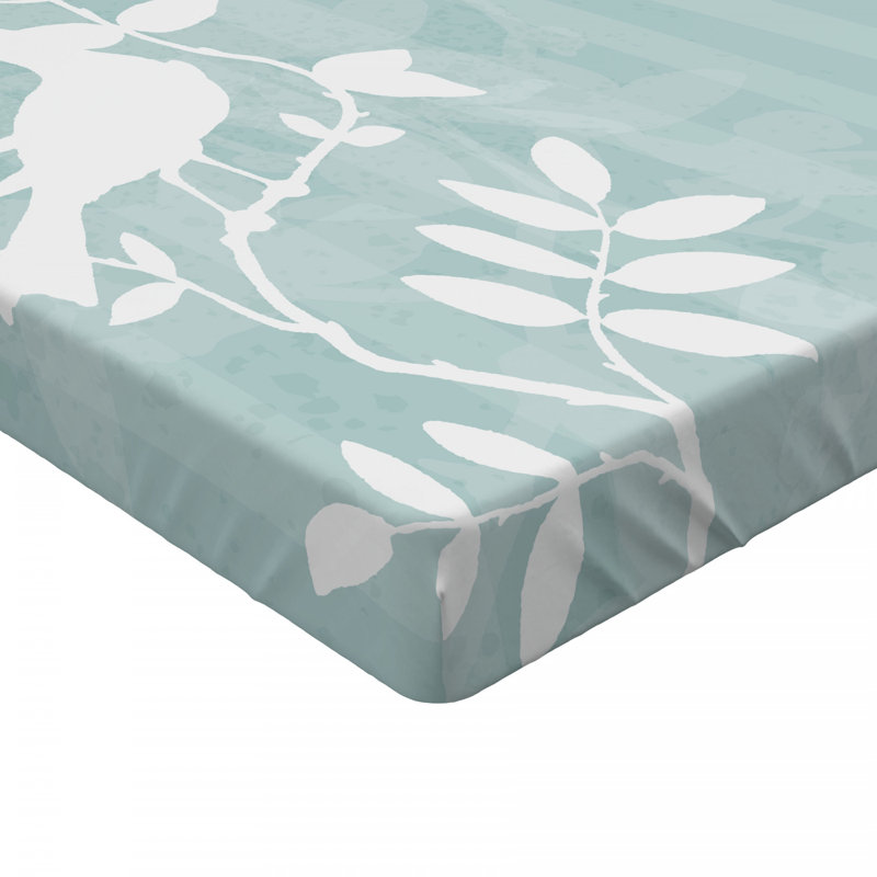 Drap-housse floral nature, Drap-housse de taille double