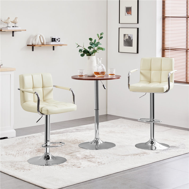 Tabouret de bar Pete, Beige