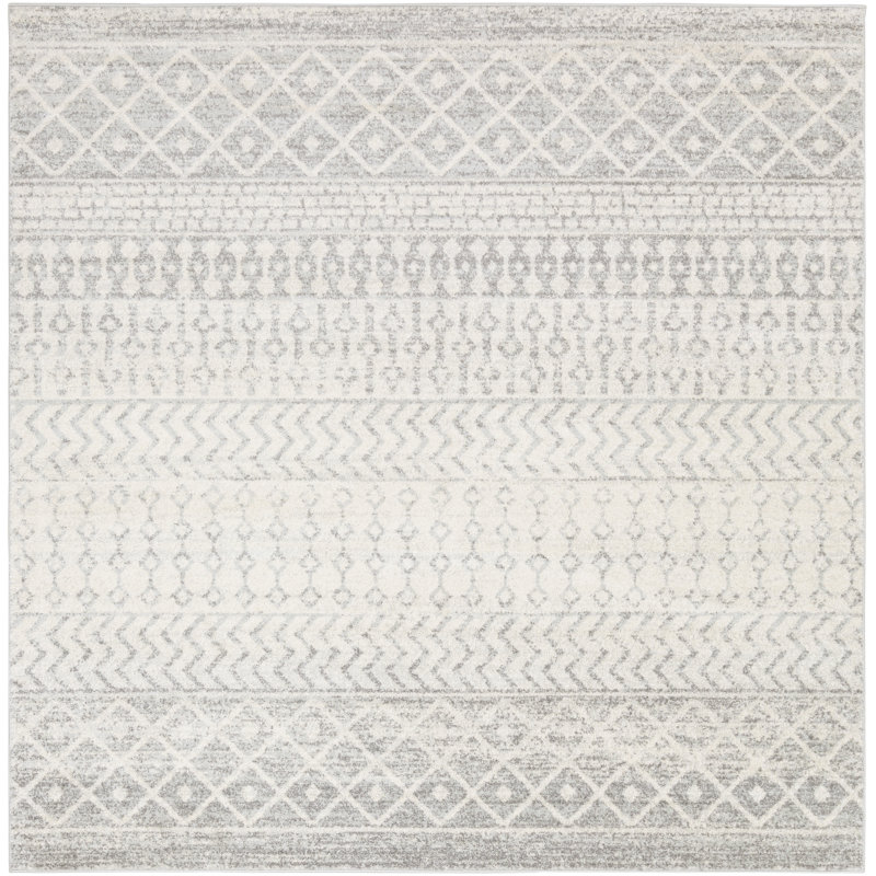 Warkentin Geometric Indoor Rug, Square 7'10"