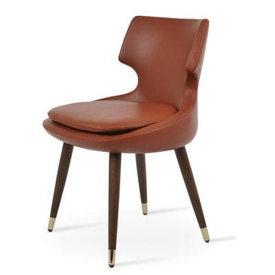 Patara Wood Gold Ring Side Chair
