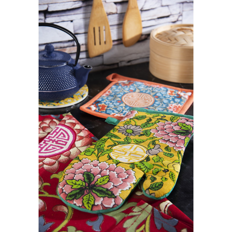La Via Della Seta Round 1 Piece Trivet