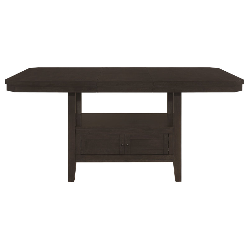 Arlyle 78-inch Extension Counter Dining Table Cappuccino