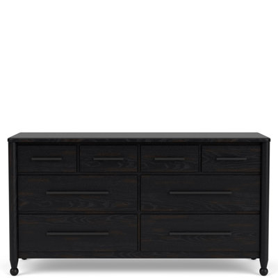 Ebony Eight Drawer Dresser