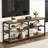 3-tier TV Stand with open shelves