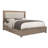 Gursevak California King Storage Bed with 4 Drawers, Upholstered Headboard and Touch LED Lighting, Barley Brown-114371133